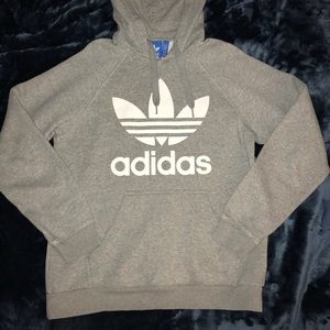 Grey men’s Adidas hoodie!!